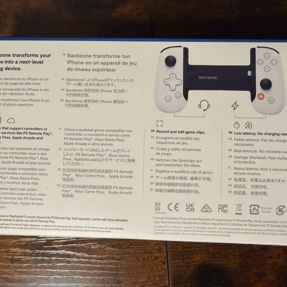 Sony PlayStation Backbone Mobile Controller - White